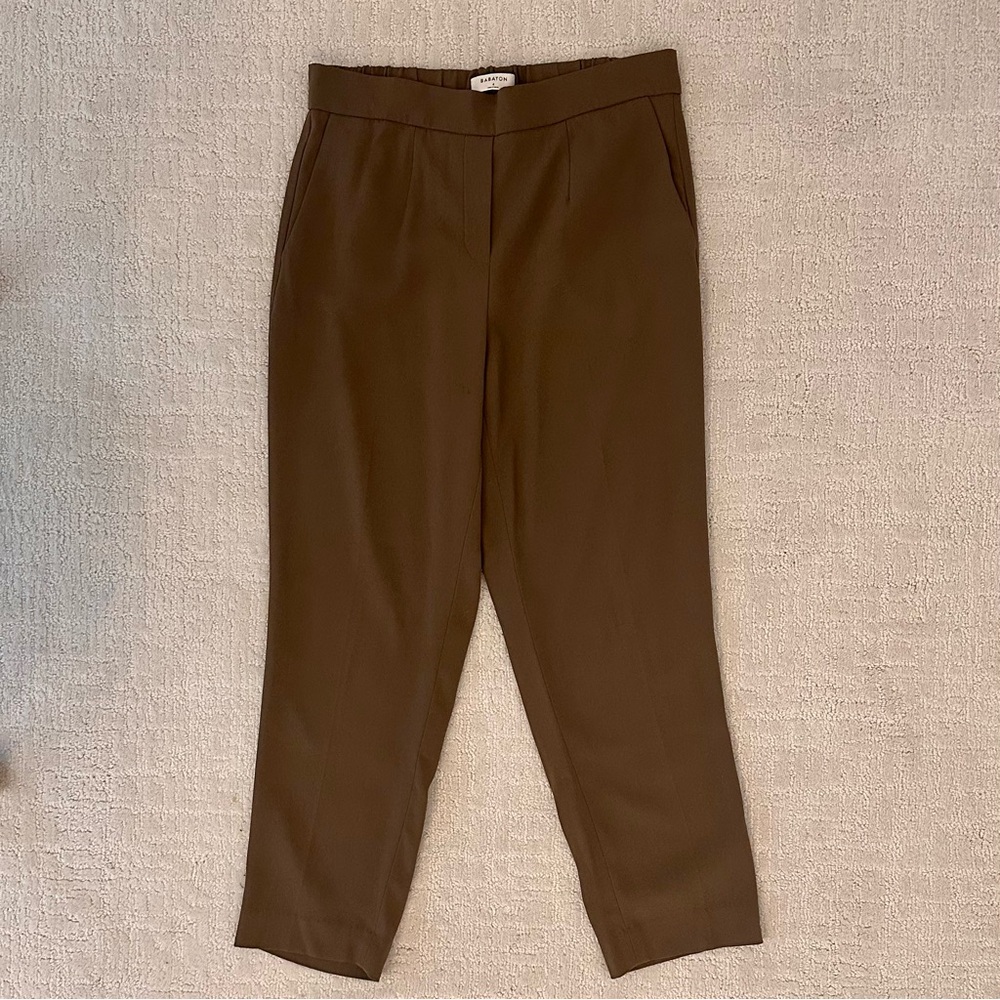 Babaton Olive Green Conan Trousers